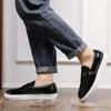 Fashion Breathable Leather Casual Shoes Luxury Brand Male Flats Classic Men's Comfortable Loafers Hot Selling Men's Park Walking Shoes
