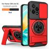 Чехол-броня для Honor 200 Lite 5G, силиконовый с ПК, с магнитным держателем-кольцом, задняя крышка для Honor200 200Lite, с защитой камеры, противоударный Funda
