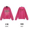 Mens Spiderweb Print Hooded Sweatshirt Casual Jogger Pants Set - Loose Fit Cotton Blend Streetwear Teens
