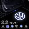 For VolkswagenMK6 2Pc Car LED Decorative Door Light Welcome Projector Lamp For Volkswagen Golf R VW GTI TSI TDI R32 Polo Scirocco Auto Accessories