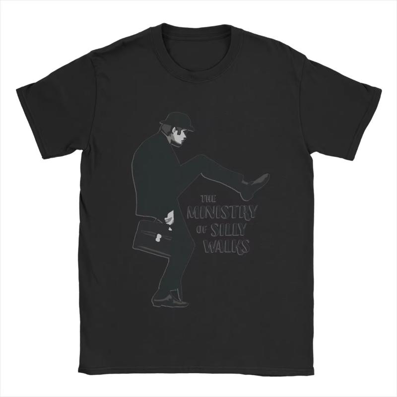 Fashion Monty Python The Ministry Of Silly Walks TShirt for Unisex Cotton T Shirts Short Sleeve Tee Shirt New Arrival Clothes