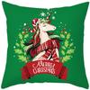 Чехол на рождественскую подушку для дивана, спальни, новогоднего домашнего декора, веселого праздничного подарка, 45x45 см