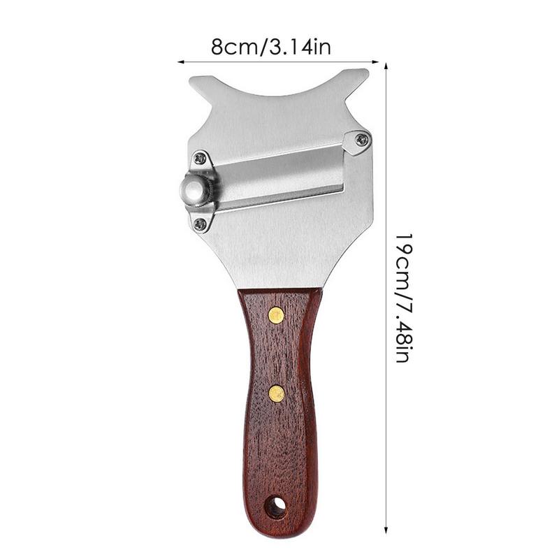 Трюфельный слайсер, трюфельный сырный слайсер, сырная терка, трюфельный сырный слайсер, терка из нержавеющей стали, шоколадный слайсер с деревянными ножами