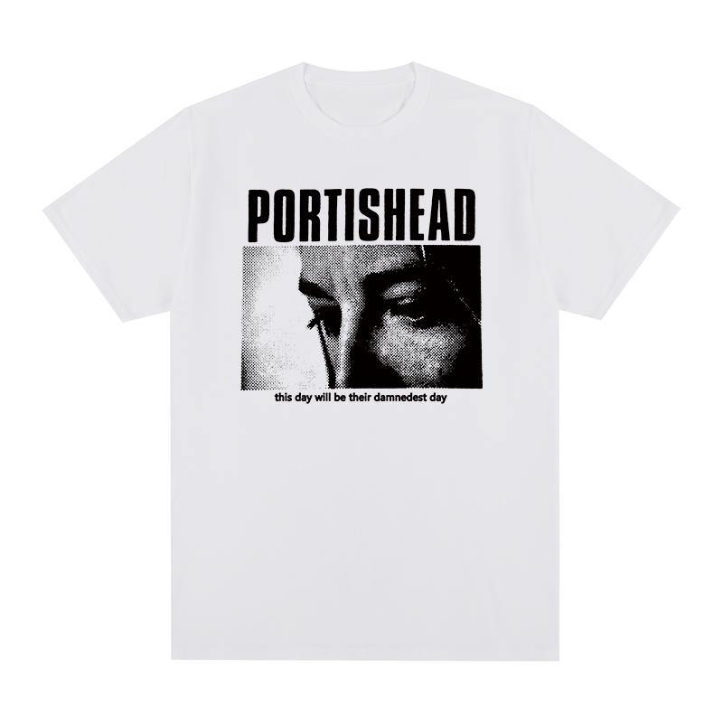 Винтажная футболка Portishead, даунтемпо, трип-хоп, Dummy Bang Gang, Massive Attack, хлопковая мужская футболка, новая футболка, женская футболка.
