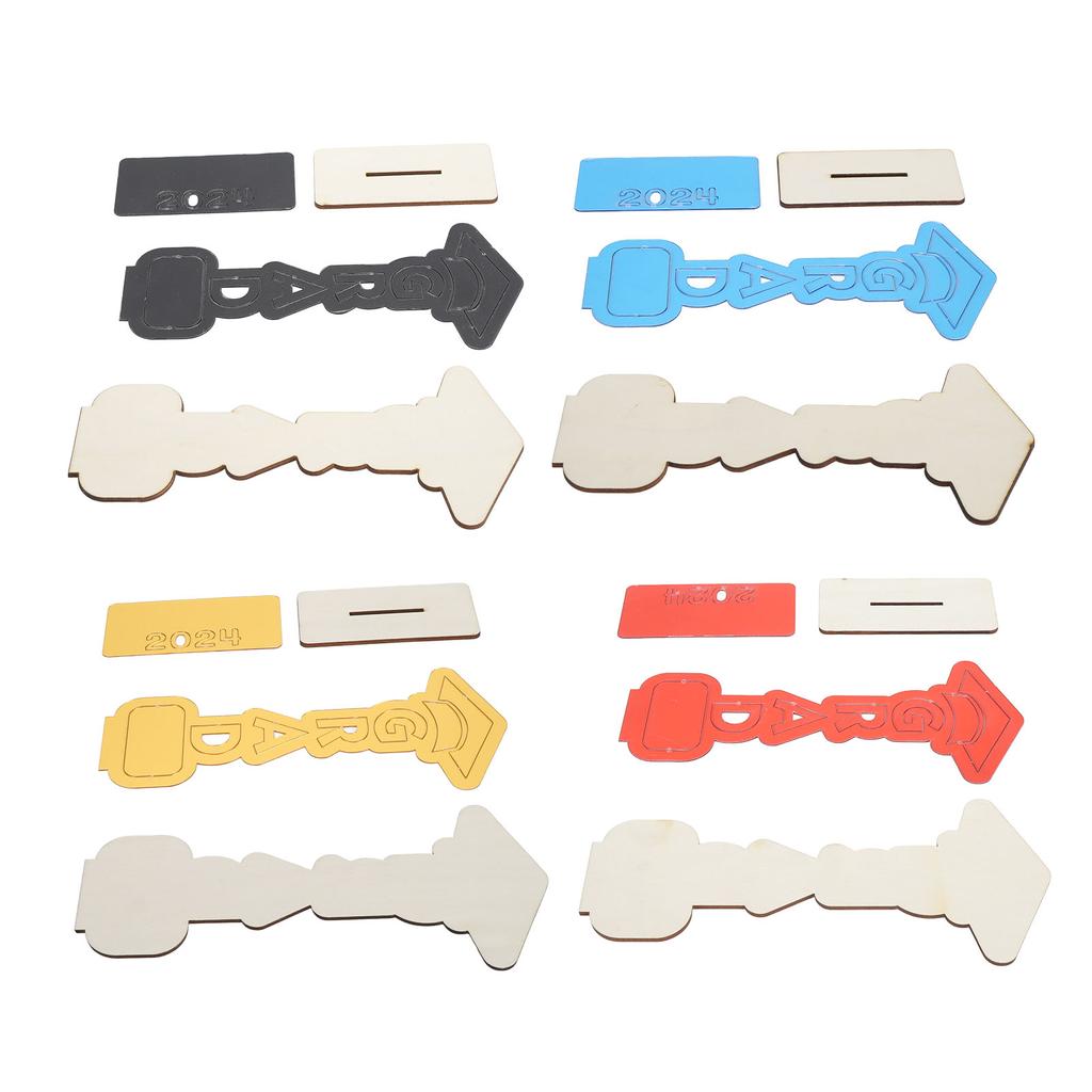 Graduation Wooden Ornament Versatile Desktop Graduation Decoration for Porch Balcony Living Room