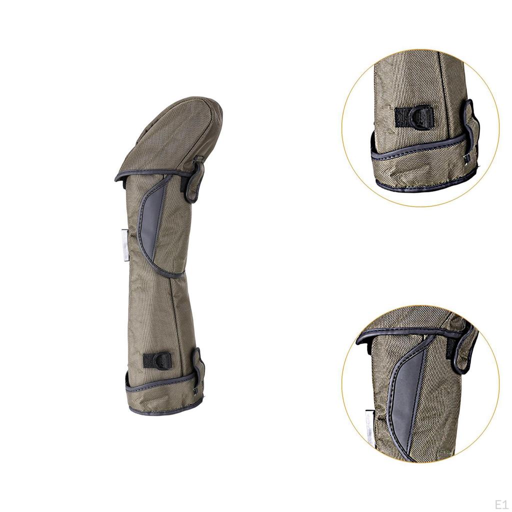Bird Watching Telescope Bag Green Versatile Shock Absorbing Nylon Spotting Scope Organization