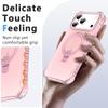 For iPhone 17 Pro Max Case Compatible with MagSafe Matte Kickstand Hybrid Phone Cover Small Wavy Edge