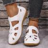 Fashion Outdoor Shoes Women Causal Sandals New Women Shoes Solid Women Color Light Open-Toe Breathable Flats Lightweight Soft Leather