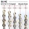 SUMC Current 12V 11V 10V 9V 8V Mtb 8 9 10 11 12 Скоростная велосипедная цепь для горного велосипеда Current Road Cycling Chain Quick Link для