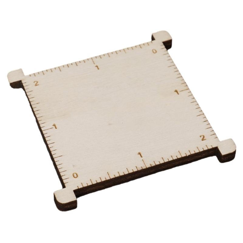 Деревянный калибр спиц, линейка для вязания, инструмент для вязания, инструмент для измерения вязания, линейка для вязальщиц, аксессуары для вязания крючком
