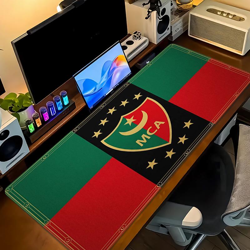 MCA MOULOUDIA LOGO Color Mouse Pad Large Gaming Table Cushion Non-slip Laptop Tablet Big Mousepad XXL Mat Mini PC Playmat With Lock edge