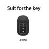 Car For Honda   2024 Civic Accord HR-V Pilot CR-V Smart Remote Key Case Cover Fob Keychain White Diamond TPU 4 Button