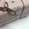 [Pre-Owned] Berlin Small Pink Coated Canvas Printed Crossbody Bag - Very Good #XP7IH3
