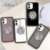 Sun and Moon Pattern Phone Case for iPhone 11 12 13 14 Pro Max Mini X XR XS SE 2020 6S 7 8 Plus Samsung Galaxy S21 S22 Shell