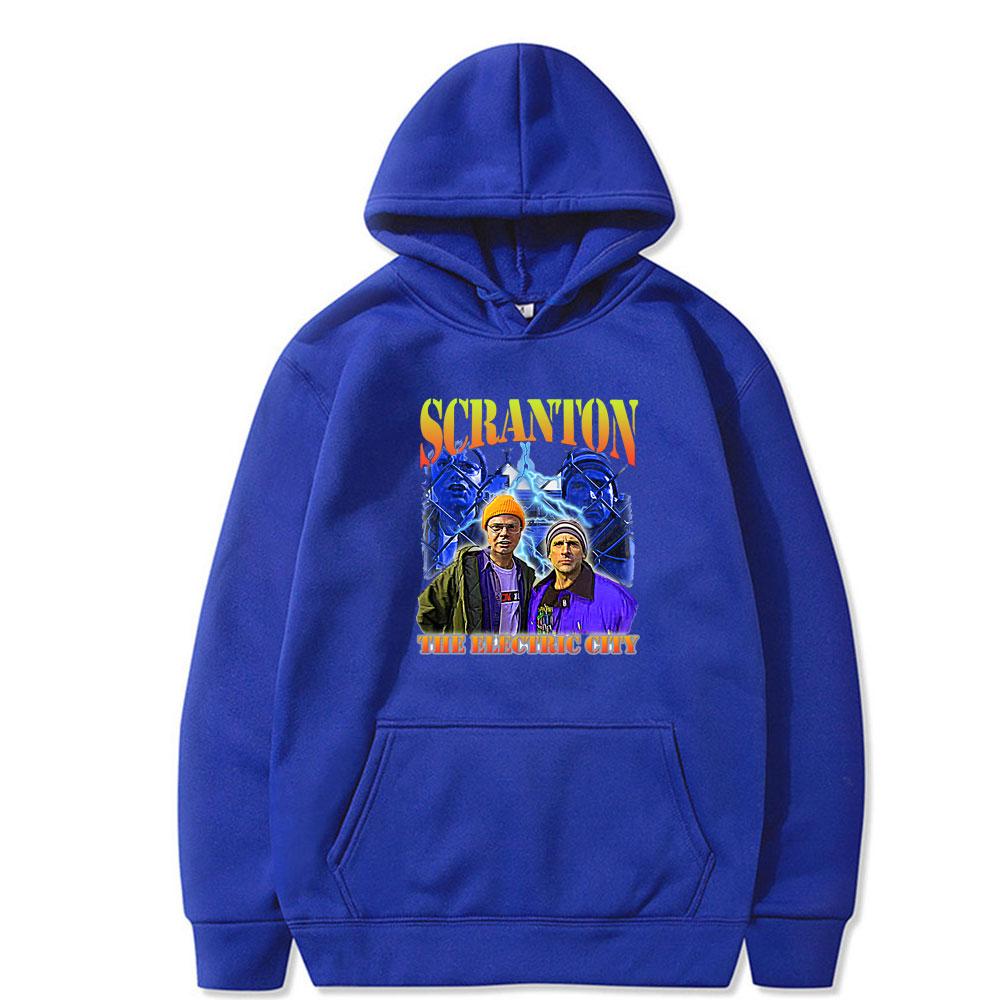 Scranton Свободная повседневная толстовка унисекс The Office Dunder Mifflin Dwight Tv Show Scranton Флисовая толстовка с капюшоном, трендовые топы унисекс