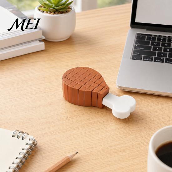 Chicken Leg Fidget Toy 3D Printed Toy, Twist Spiral Stress Relief Fun Sensory Desk for Kids Adults Anxiety Childlike Desktop Decoration