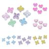 5pcs Fashion for Bracelet Butterfly/Four-leaf Clover Beads Acrylic Necklace Making Painting Oil Cross Hole DIY Handmade Materials  Accessories