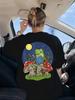 Frog Vintage On Mushroom Printing TShirt Womens Basics Loose T Shirts AllMatch Comfortable Tops Summer ONeck Woman Clothes