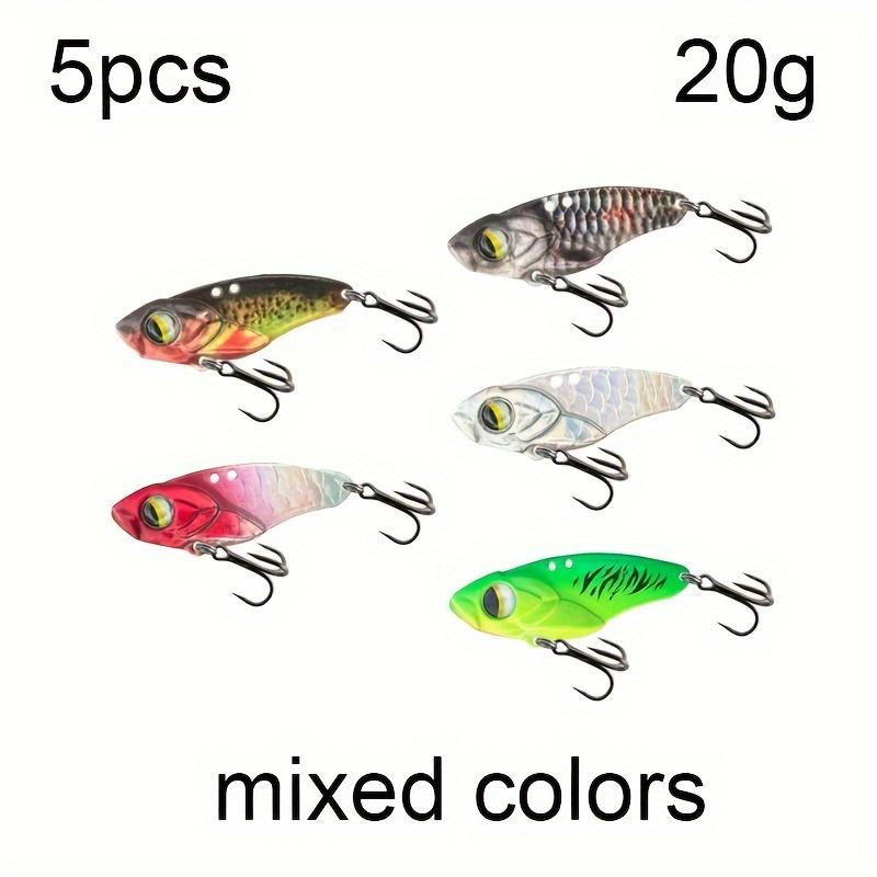 VIB Metal Jig Lure 7g 10g 14g 17g 20g Spinner Spoon Спиннинговая рыболовная снасть Popper Fishhook Swimbait Pesca Spinnerbait Bait