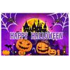 Halloween Party Decoration Purple Banner Backdrop Signs Photography Background  2025 Halloween Party Supplies Can Customized
