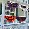Флаг на Хэллоуин Веерный Флаг для Комнаты Креативный Принт Уличный Баннер