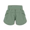 Женские повседневные шорты с карманами, с высокой талией, на эластичном поясе, из легкой дышащей ткани, свободного кроя, для летнего сезона