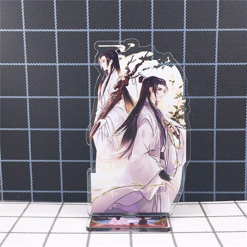 Хаски и его белый кот Shizun Mo Ran Chu WanNing, акриловая фигурка, подставка, модель игрушки, аниме, двустороннее действие