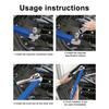 Extension Wrench High-Strength Carbon Steel Extension Pole Lightweight Flexible Operation Universal