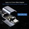 AUX Аудиокабель Type-C USB C на 3,5 мм разъем AUX Шнур Адаптер для автомобильной колонки и наушников для телефона Type-C Конвертер