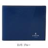 On Bifold Wallet Coin Purse Partial 555613 Black [Lanvin Blue] Men's [01]