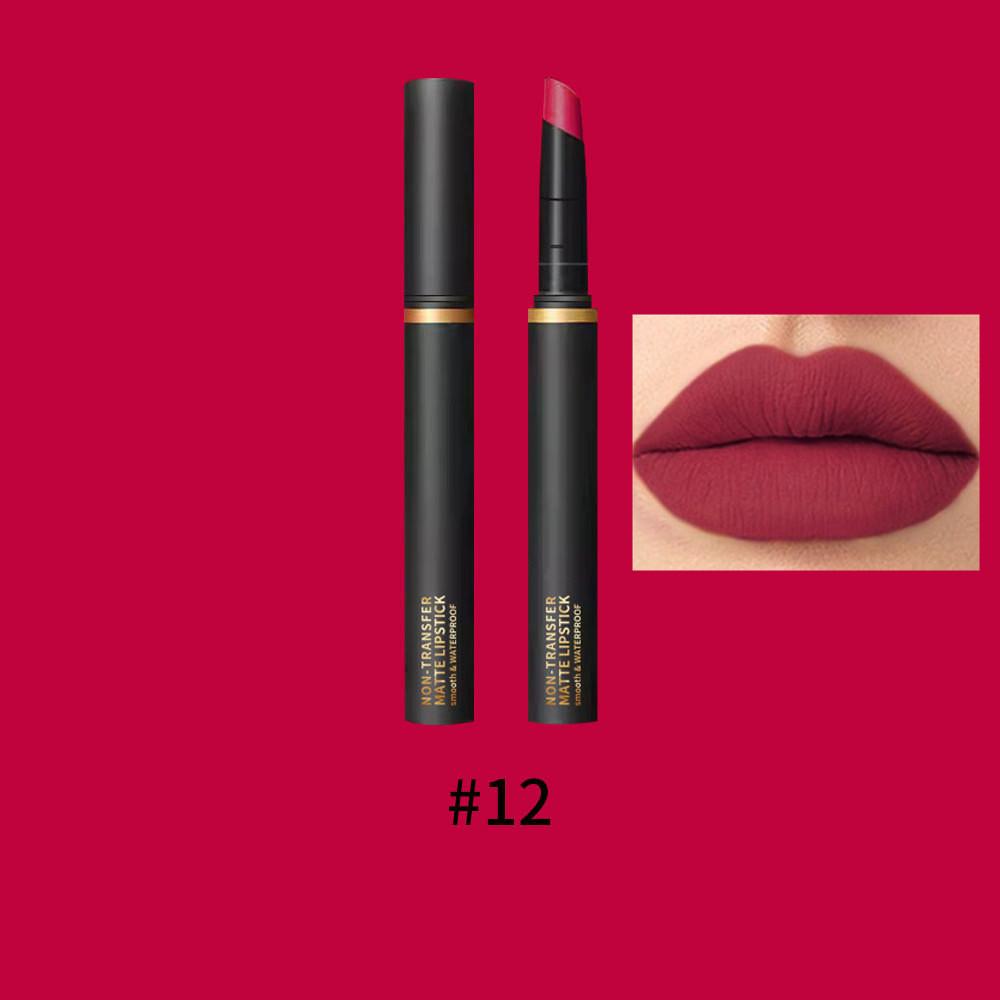 Misiou Beauty Velvet Matte Thin Tube Glaze для губ, бархатная матовая помада, легко окрашивается, не легко окрашивается, не легко выцветает