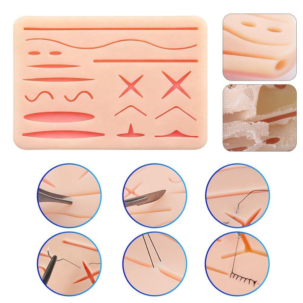 Surgical Wound Practice Suture Practice Skin Training Kit Medical Suturing Pad