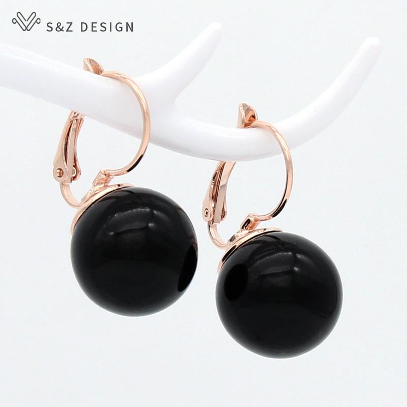 Модные большие круглые серьги-капли с искусственным жемчугом для женщин и девочек, ювелирные изделия для свадебной вечеринки, серьги цвета розового золота