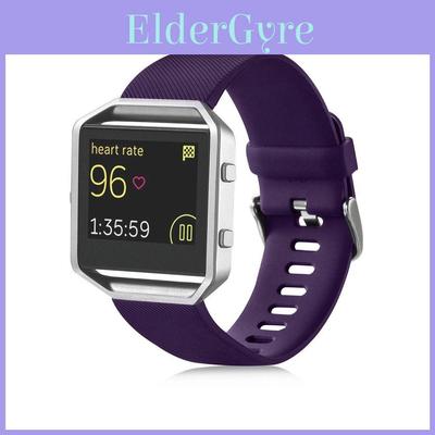 Силиконовый ремешок для часов Fitbit Blaze с пряжкой из нержавеющей стали для отслеживания фитнеса и повседневной носки