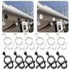 20 шт. зажимов для тента, простая установка, компактный размер, портативный, широко используемый, дорожный прицеп, трос, фонари, крючки, аксессуары