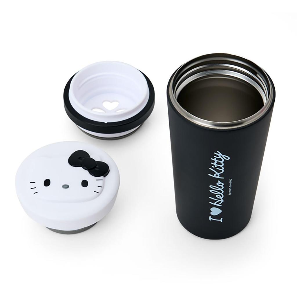 Sanrio Stainless Steel Tumbler Love Hello Hello Kitty Black 411884 (I Kitty)