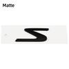 Car ABS S Logo Trunk Body Badge Emblem Decals Sticker For M-aserat-i Modena L-evant-e Q-uattroport-e G-hibl-i Granturismo Trofeo