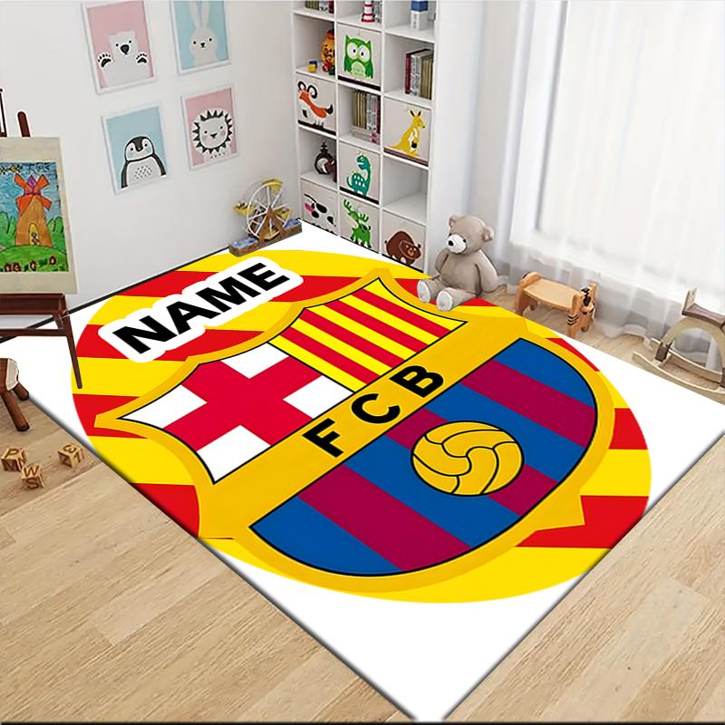Custom Name Juventus Badge Carpet Rug Customizable Soft Washable Anti-Slip Home Living Room Sofa Mats Personalized Rug. 0909226