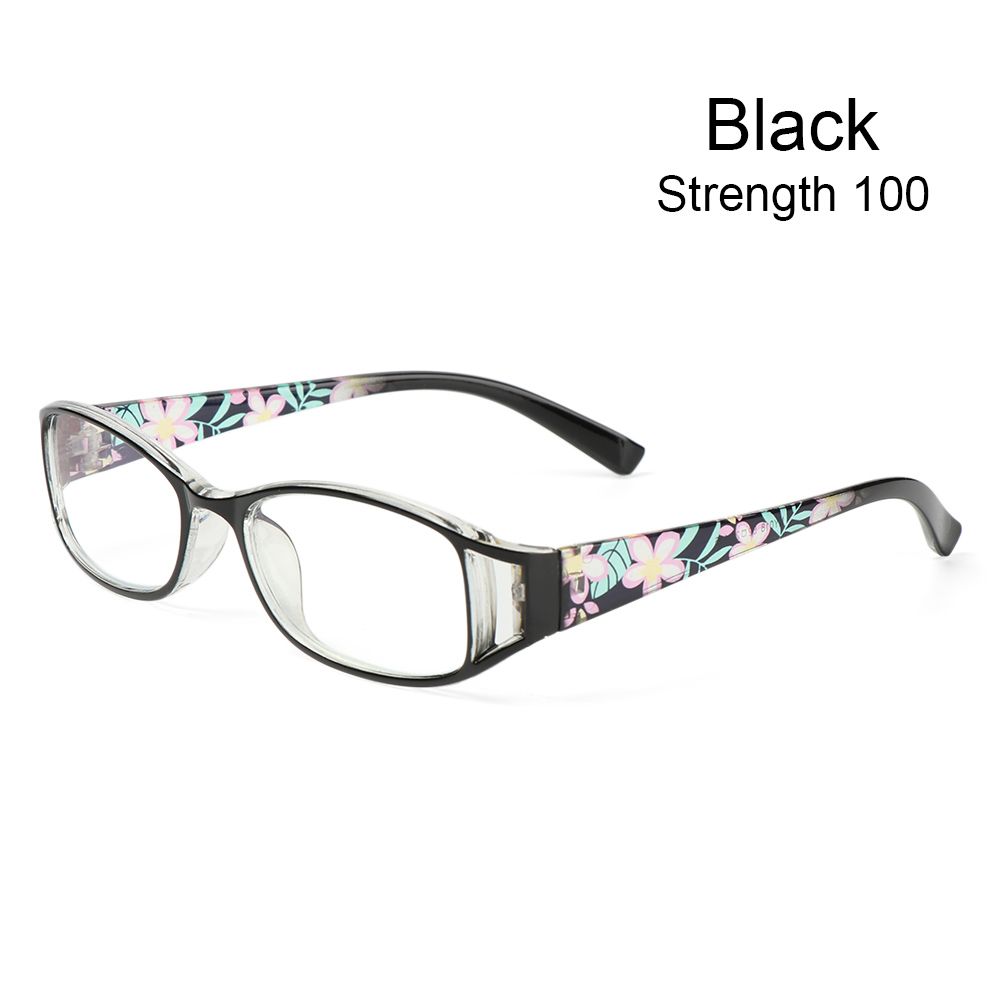 Elegant Flowers Vintage Reading Glasses Ultra Light Frame Eye Protection Anti-Blue Light Eyeglasses