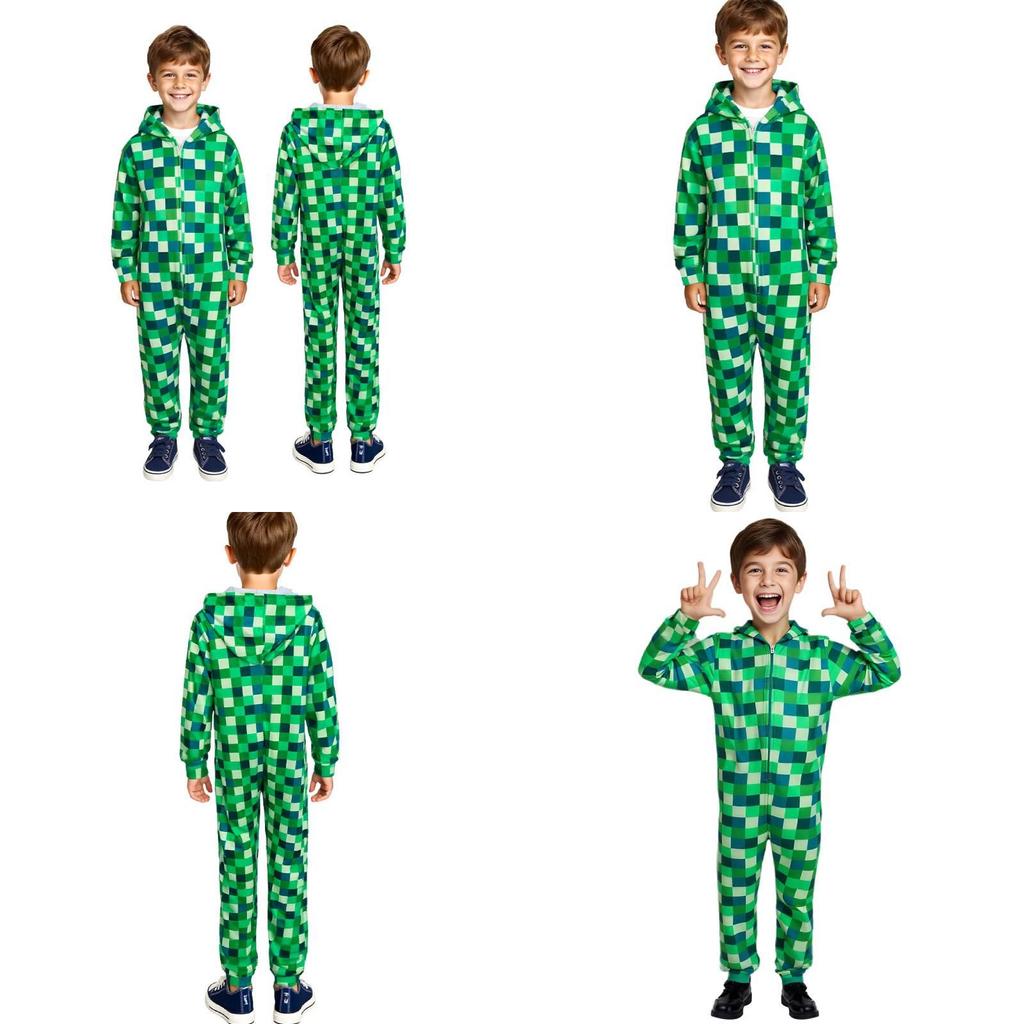Minecraft Cosplay Costume For Halloween With Polyester Fabric For Teens