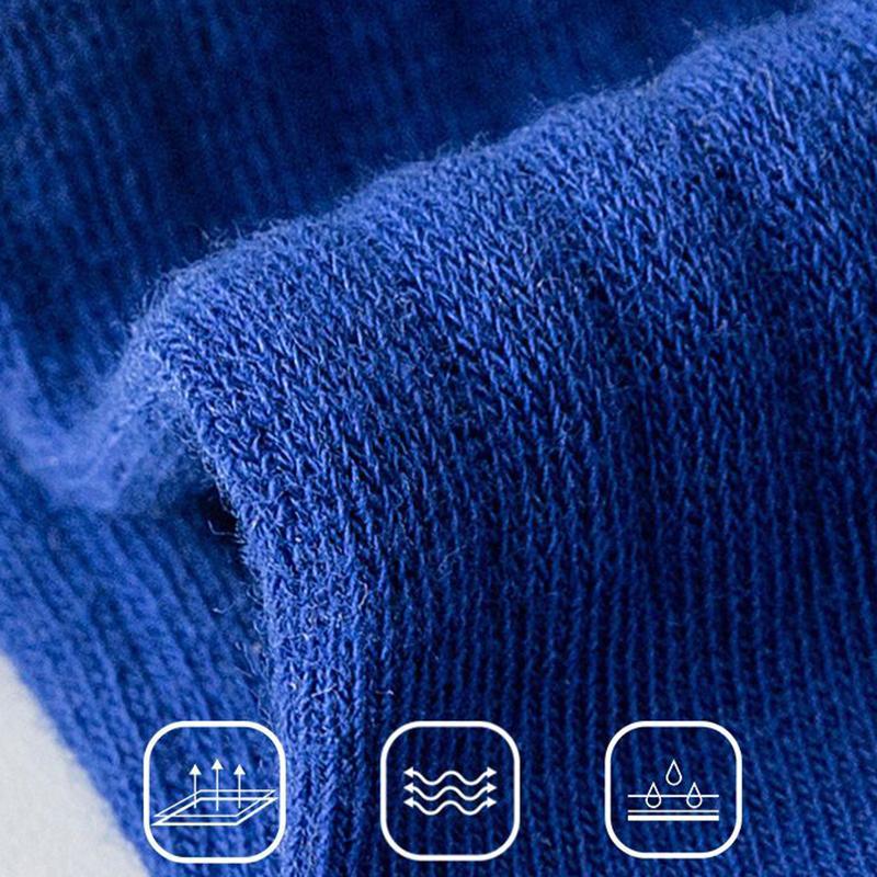 Носки мужские однотонные женские носки из толстой нити осень и зима новые дышащие впитывающие пот спортивные для отдыха