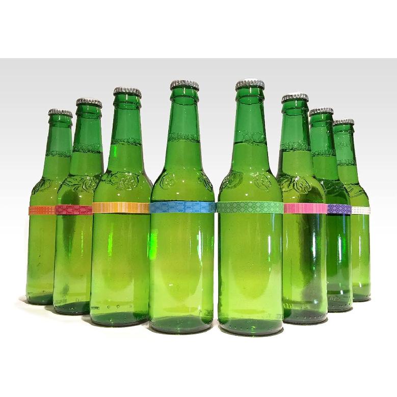 BevBands Drink Markers and Water Bottle Bands - Set of 8 - Series 1