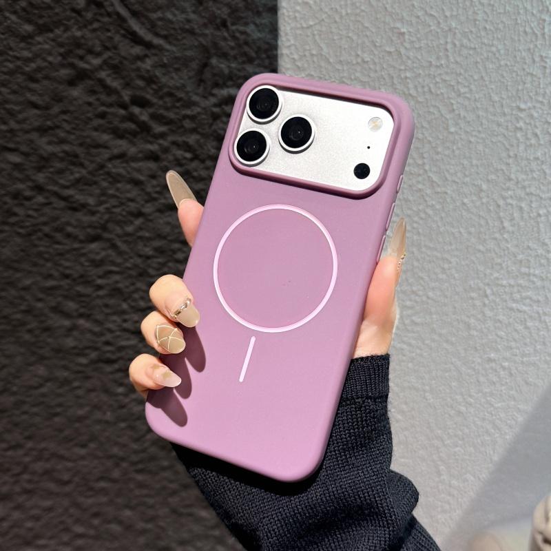 Official 2.0MM Simple Magnetic Case For iPhone 17 Air 16 15 14 13 12 11 Pro Max Plus X XS XR Shockproof For Magsafe Hard Cover