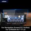 For CITROEN DS 7 17-22 Navigation Screen Transparent TPU Protective Film Anti-scratch Accessories Refit