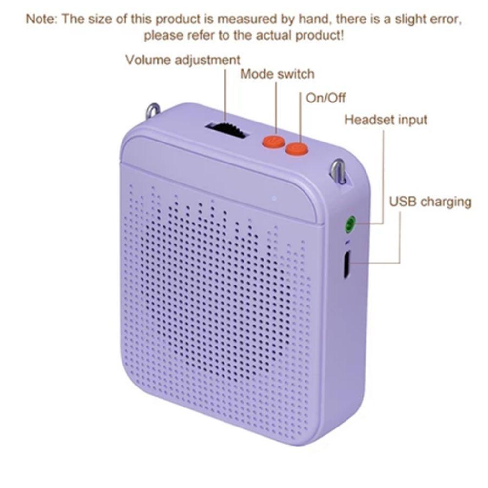 K5 Wireless Voice Amplifier FM Radio Sound Amplifier Bluetooth Speaker  for Noisy Environment