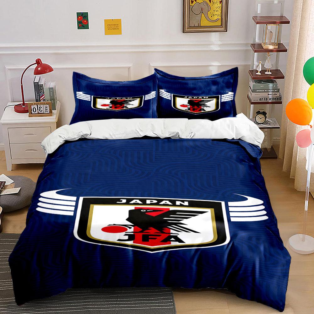 Japan football association emblem. Bedding sets Duvet cover sets Duvet covers Pillowcases(1* Duvet Cover 2* Pillowcases without duvet insert)