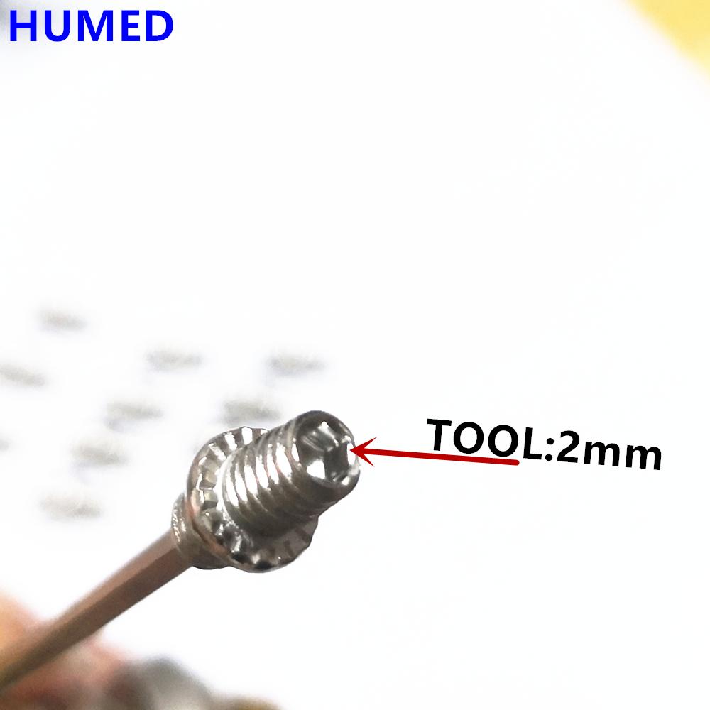 2025New Bicycle Pedal Anti-Skid Bolt M4 Steel Pin Nail MTB Road Bike Hexagona Pedal Pin Screws 6