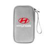 Auto Logo Car Key Driver's License Earphone USB Storage Bag Waterproof Organizer For HYUNDAI i20 i30 Tucson i10 ix35 GDI Genesis bf9