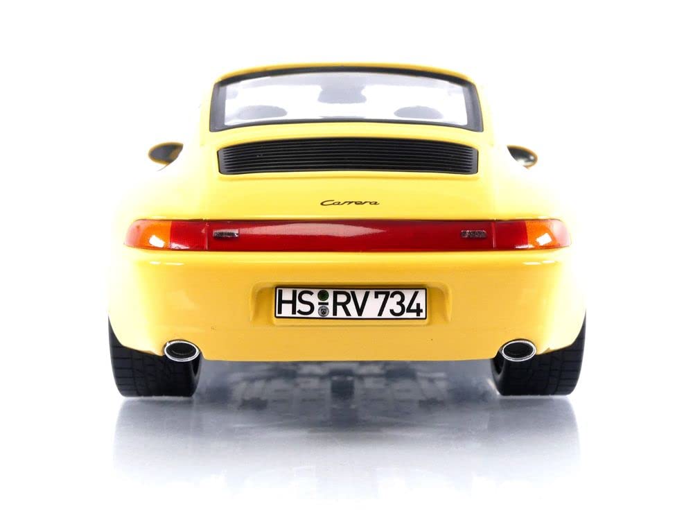 NOREV Porsche 911 Carrera 94 Yellow Scale Model 187596 1/18