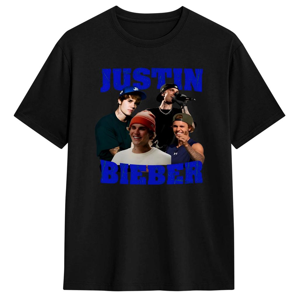 Унисекс Женская Футболка JJustins BBiebers Винтажные Бутлеги Футболки Мода Летняя Футболка Стритвир Хлопковая Одежда Подарок